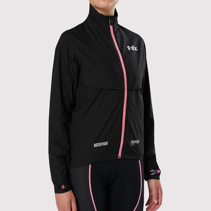 Fdx Evex Women's Pink Waterproof Cycling Jacket