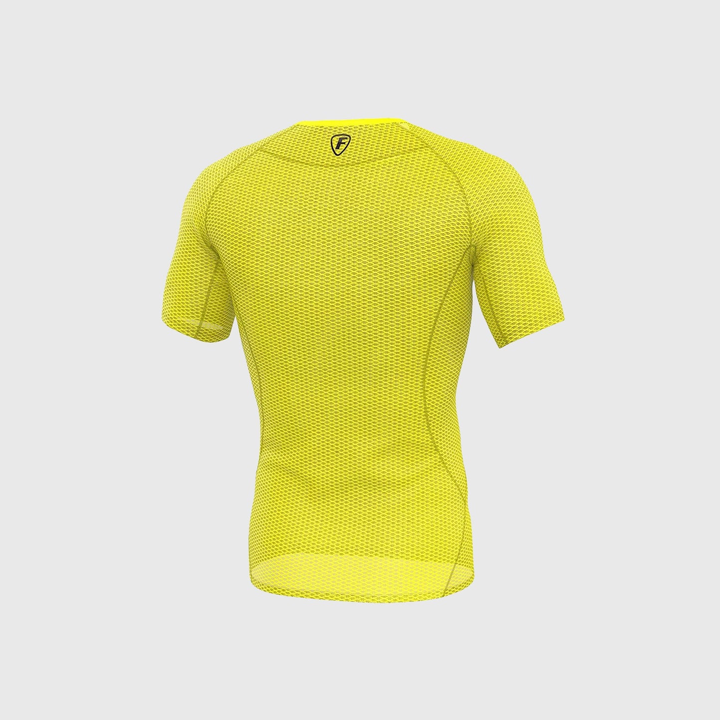 Fdx Aeroform Yellow Men's Short Sleeve Mesh Summer Cycling Top