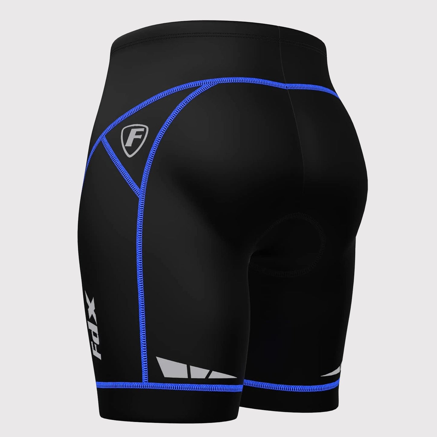 Fdx Ridest Blue Men's Padded Summer Cycling Shorts