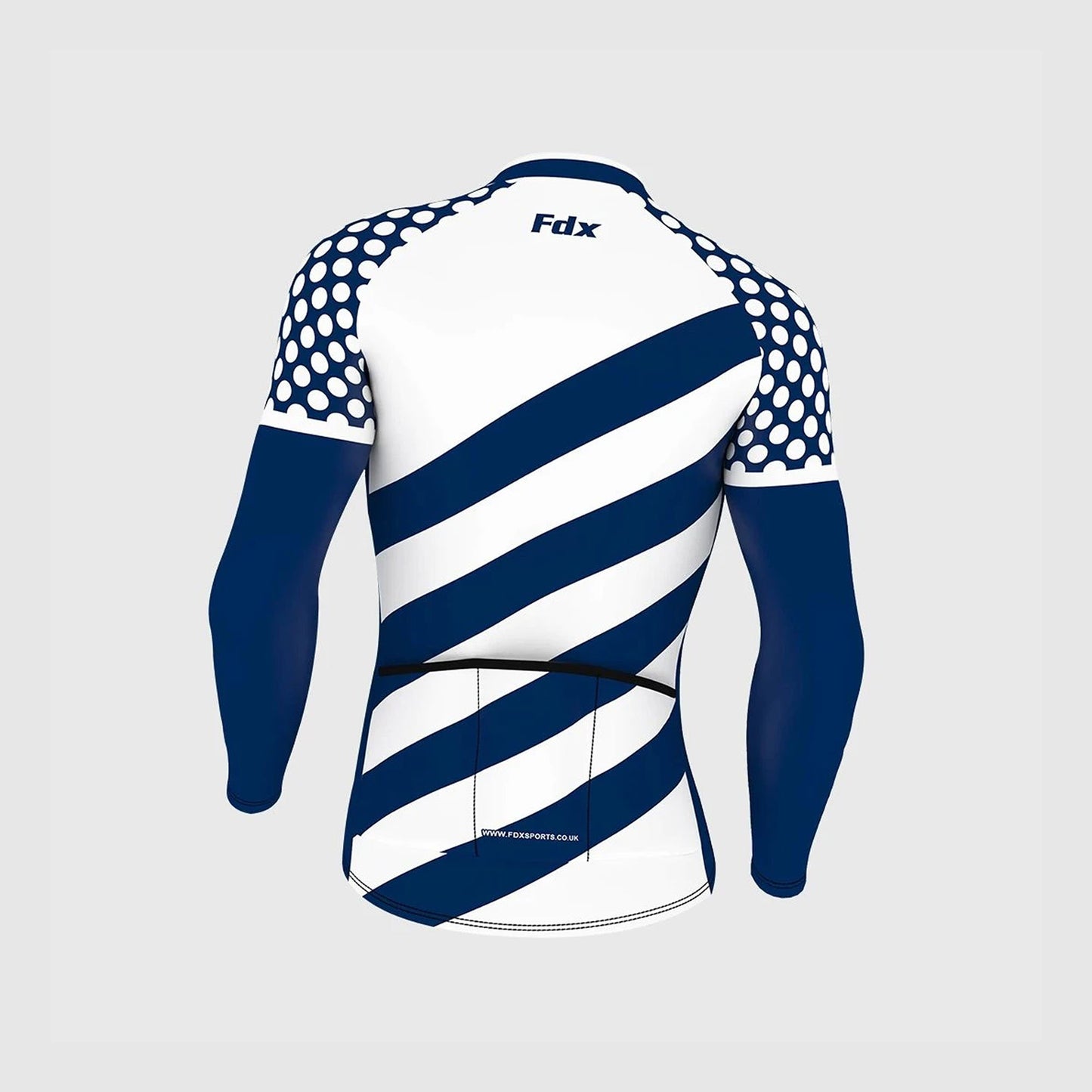 Fdx Men's Set Equin Thermal Roubaix Long Sleeve Cycling Jersey & Bib Tights - White