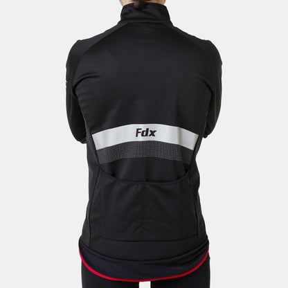 Fdx Arch Men's Red Windproof & Water Resistant Cycling Jacket