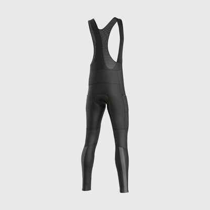 Fdx All Day Men's Black Thermal Padded Cycling Bib Tights