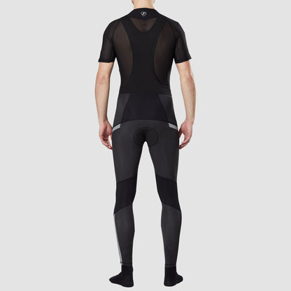 Fdx Morvo Men's Black Thermal Padded Cycling Bib Tights