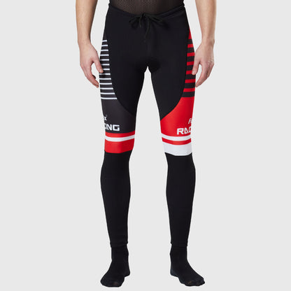 Fdx Blaze Men's Red Thermal Padded Cycling Tights