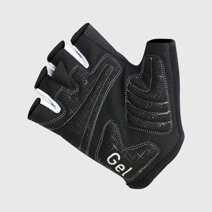 Fdx Vega Black Gel Padded Short Finger Summer Cycling Gloves