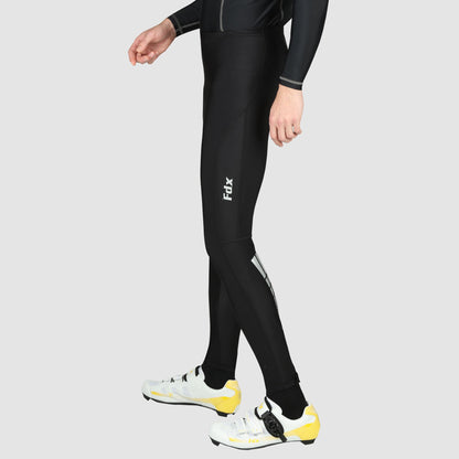 Fdx Heatchaser Black Men's Compression Winter Cycling Tights