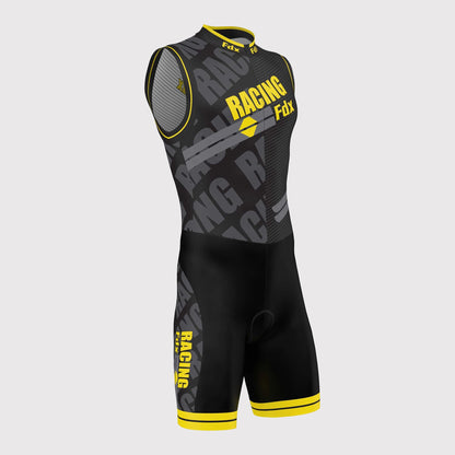 Fdx Core Yellow Men's Sleeveless Padded Triathlon Suit