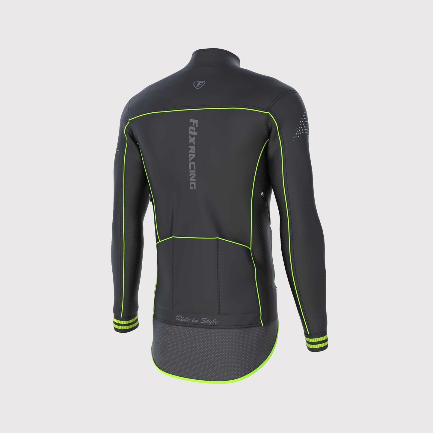 Fdx Apollux Green Men's Windproof Cycling Jacket