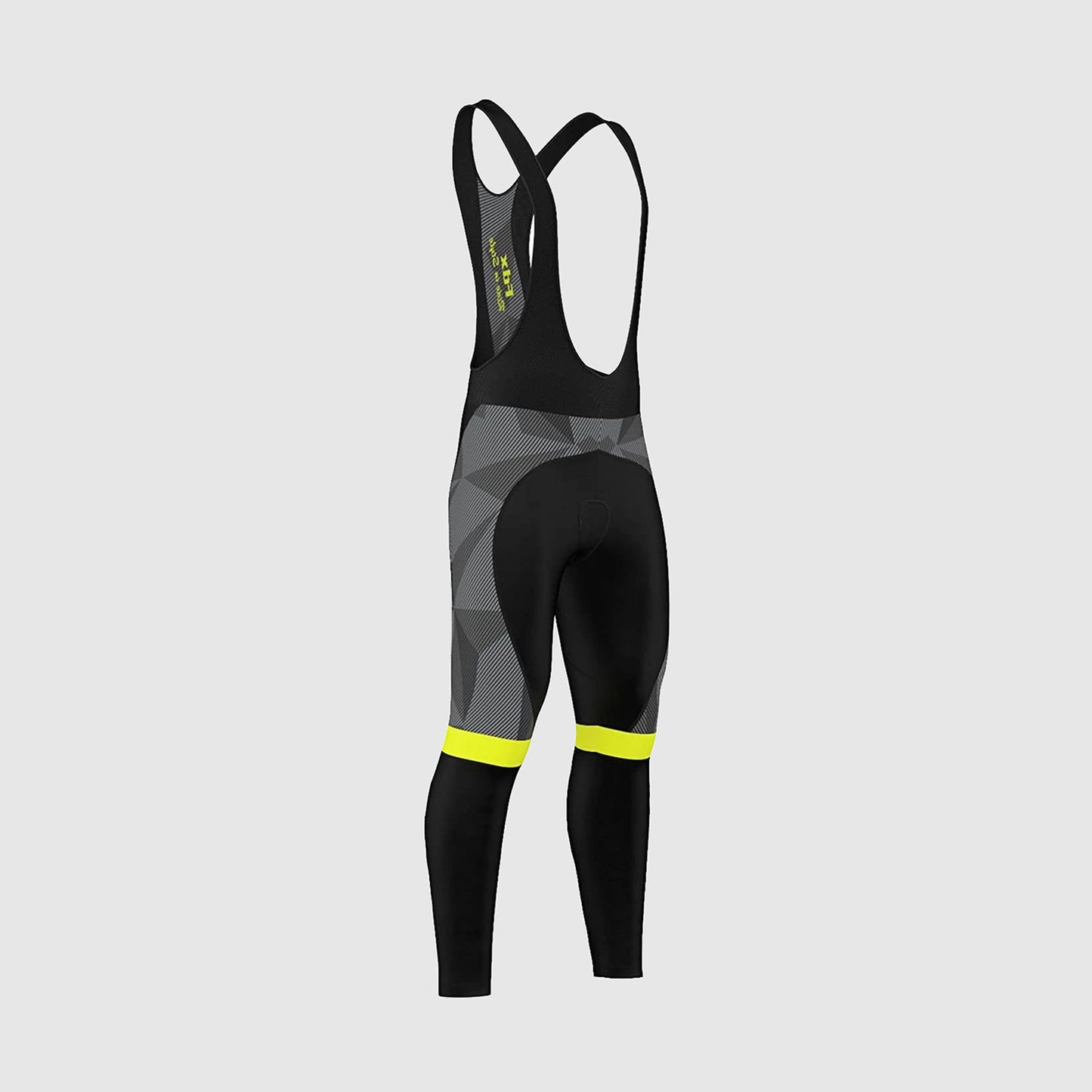 Fdx Splinter Men's Thermal Padded Cycling Bib Tights