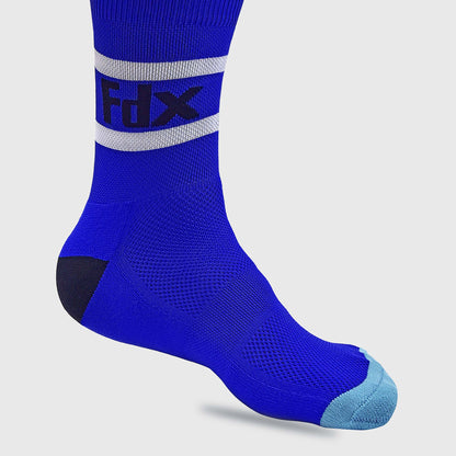 Fdx Blue Compression Socks for Cycling & Running