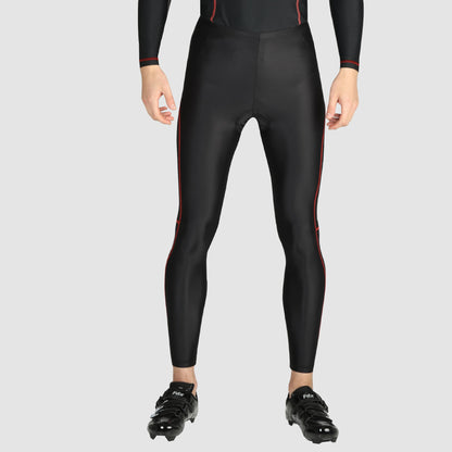 Fdx Heatchaser Red Men's Compression Winter Cycling Tights