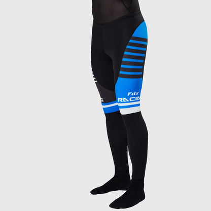 Fdx Blaze Men's Blue Thermal Padded Cycling Tights