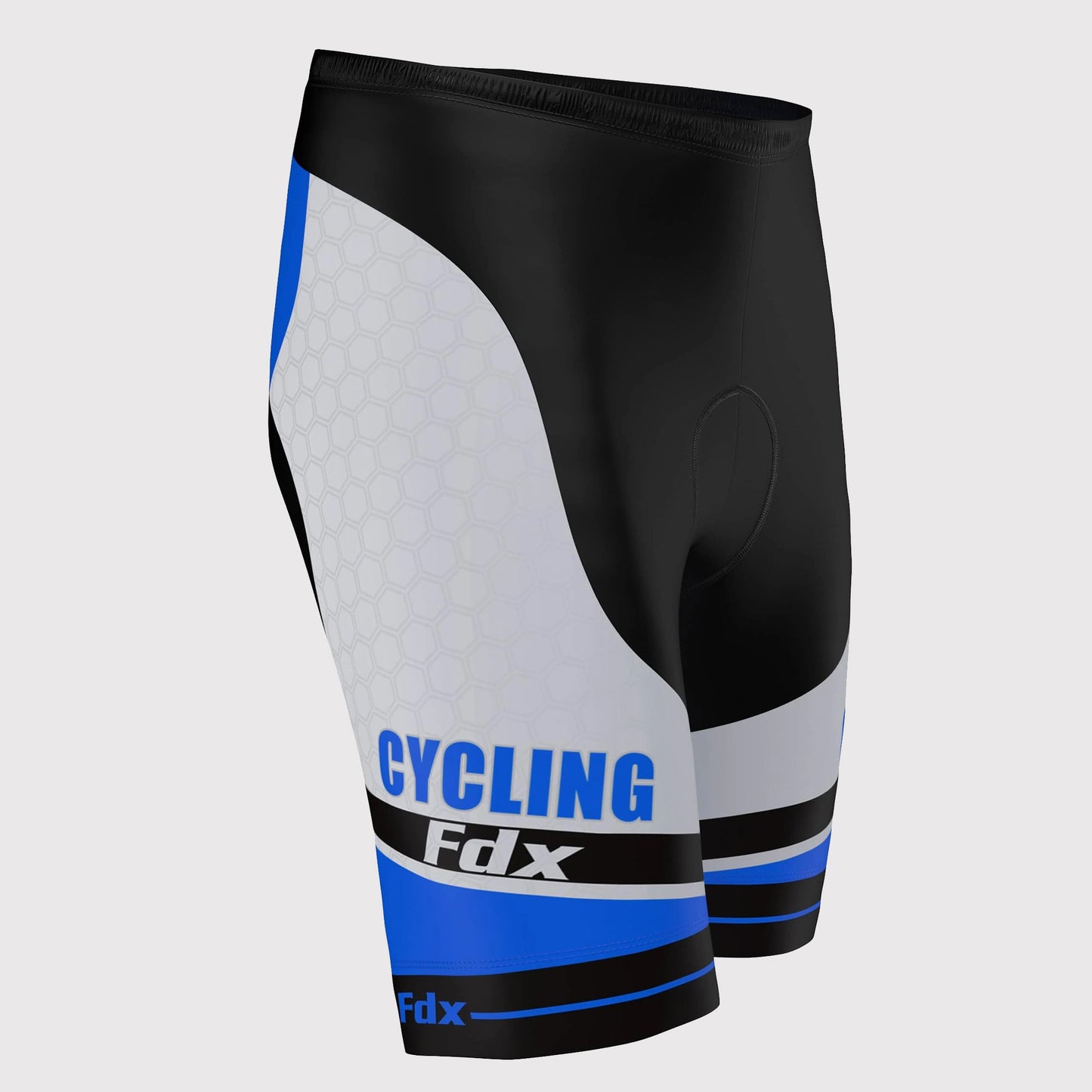 Fdx Apex Blue Men's Gel Padded Summer Cycling Shorts