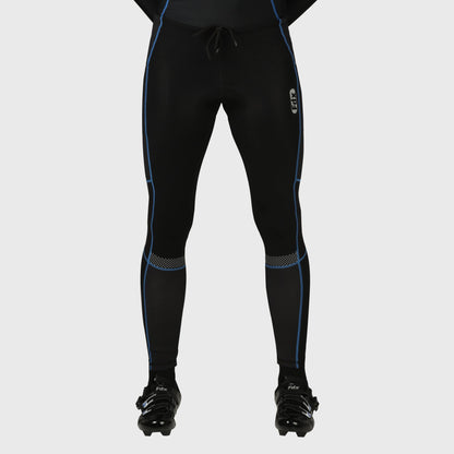 Fdx All Day Men's Blue Thermal Padded Cycling Tights