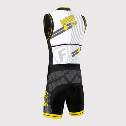 Fdx Core Yellow Men's Sleeveless Padded Triathlon Suit