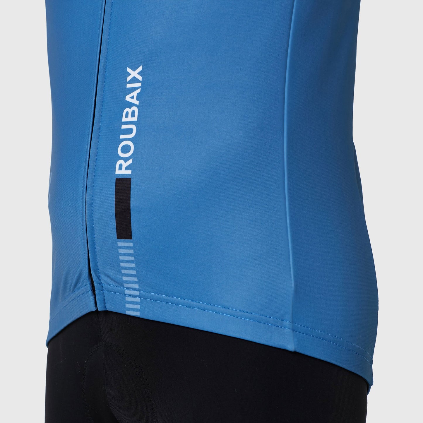 Fdx Men's Set Limited Edition Thermal Roubaix Long Sleeve Cycling Jersey & Bib Tights - Blue