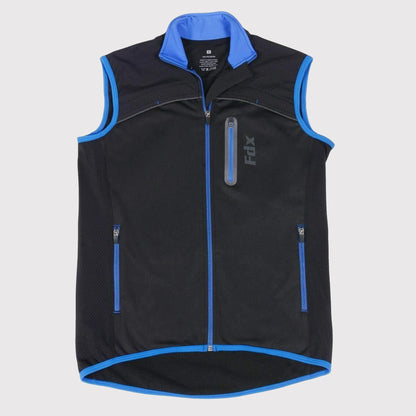 Fdx Stunt Blue Men's Softshell Windproof Cycling Gilet