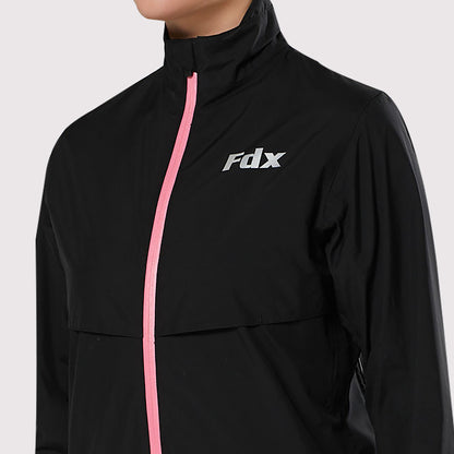 Fdx Evex Women's Pink Waterproof Cycling Jacket