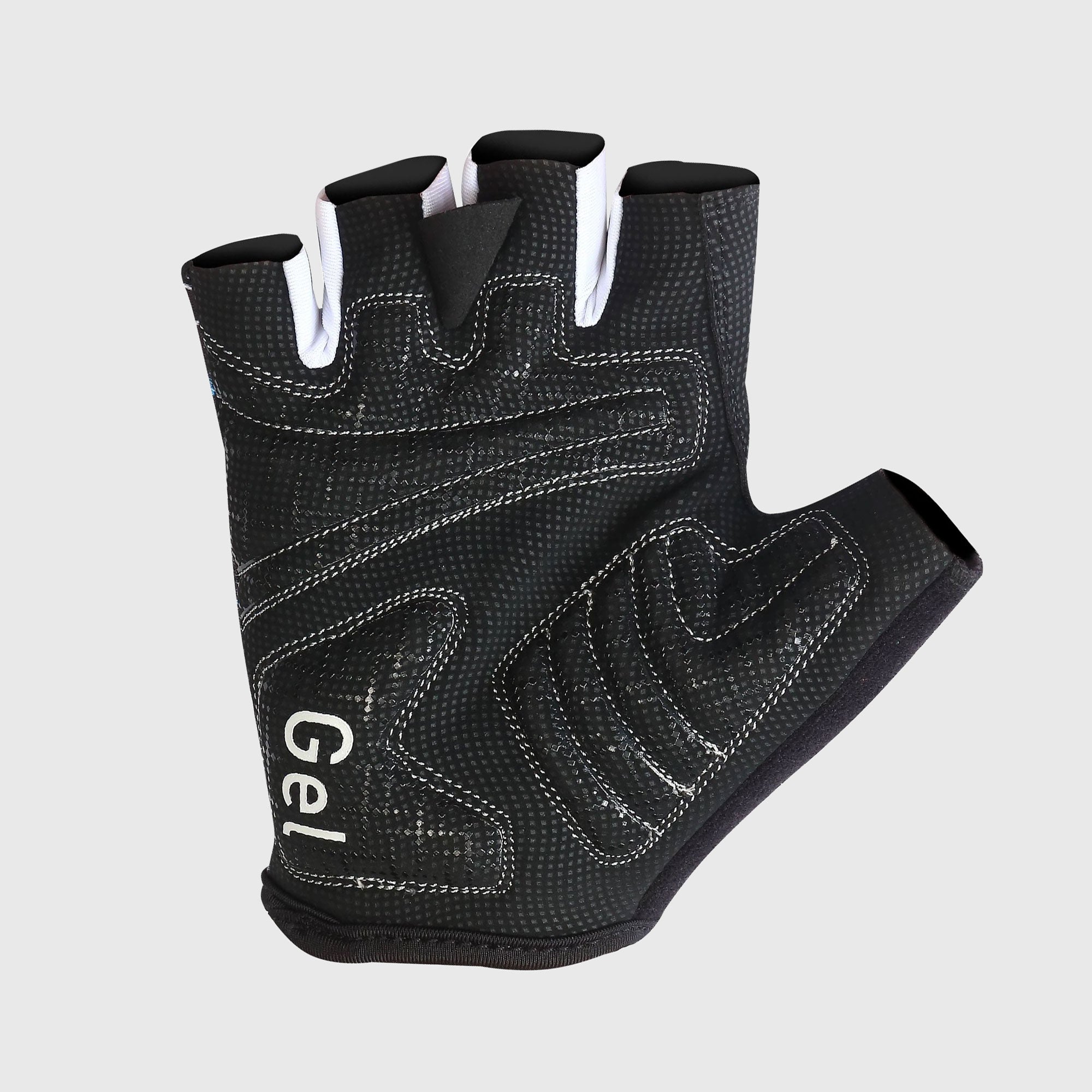 Fdx Vega Black Gel Padded Short Finger Summer Cycling Gloves