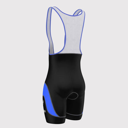 Fdx Windrift Blue Men's Padded Summer Cycling Bib Shorts