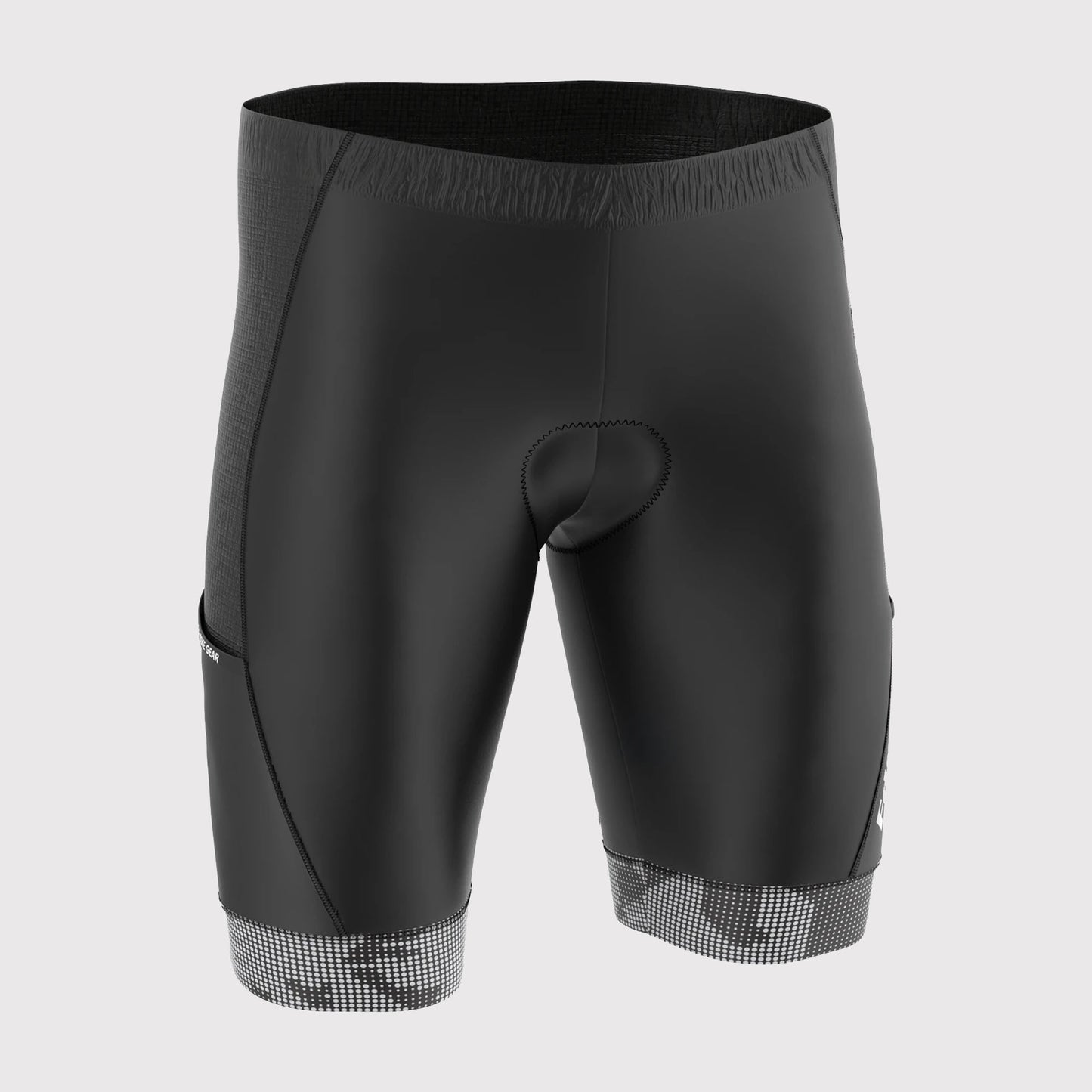 Fdx All Day Grey Men's  Padded Summer Cycling Shorts