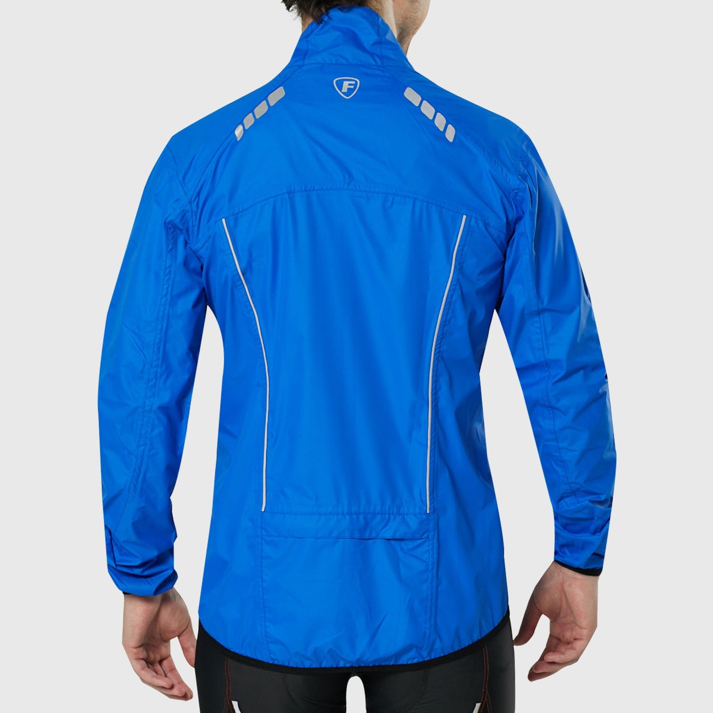 Fdx J20 Blue Windproof & Waterproof Men's Cycling Jacket