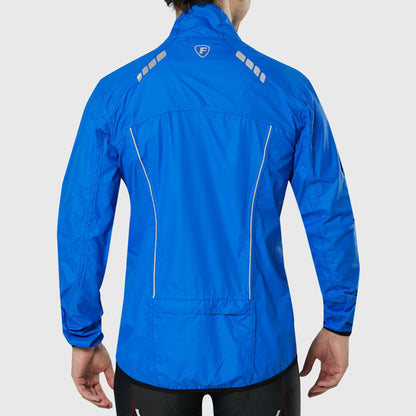 Fdx J20 Blue Windproof & Waterproof Men's Cycling Jacket