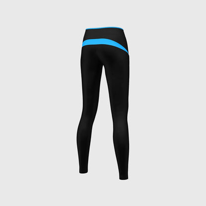 Fdx P2 Sky Blue Women's Thermal Base Layer Winter Compression Leggings