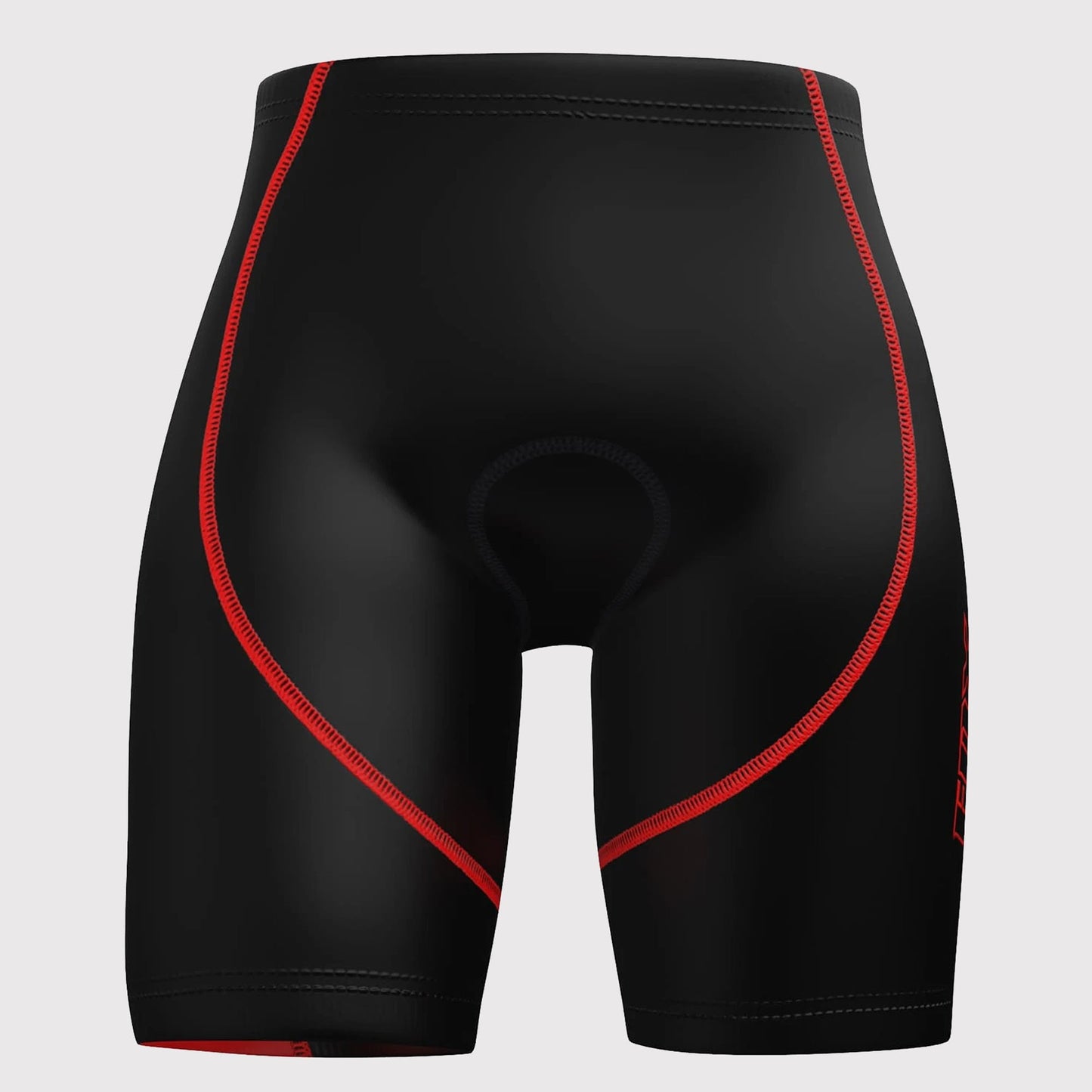 Fdx Ezflow Red Men's Anti-Bac Padded Summer Cycling Shorts