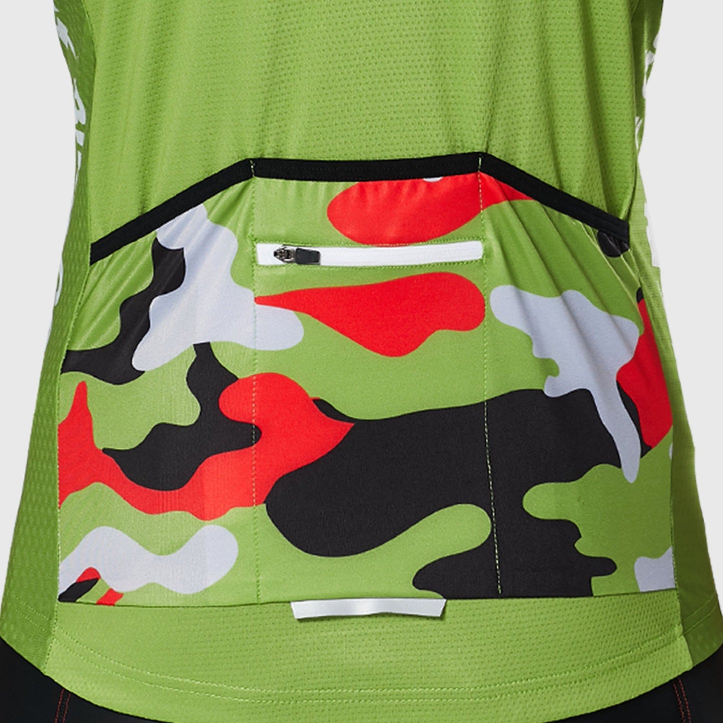 Fdx Camouflage Green Men's Short Sleeve Summer Cycling Jersey