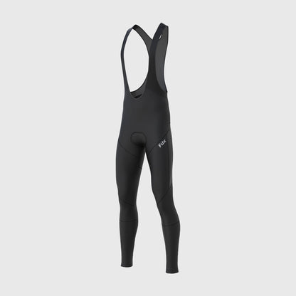 Fdx Arch Men's Black Thermal Padded Cycling Cargo Bib Tights