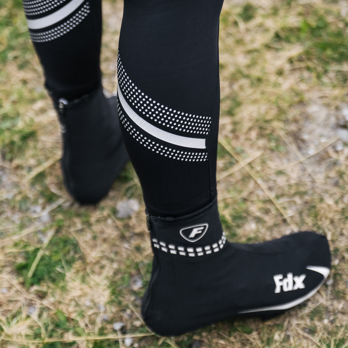 Fdx SC3 Black Cycling Shoe Covers