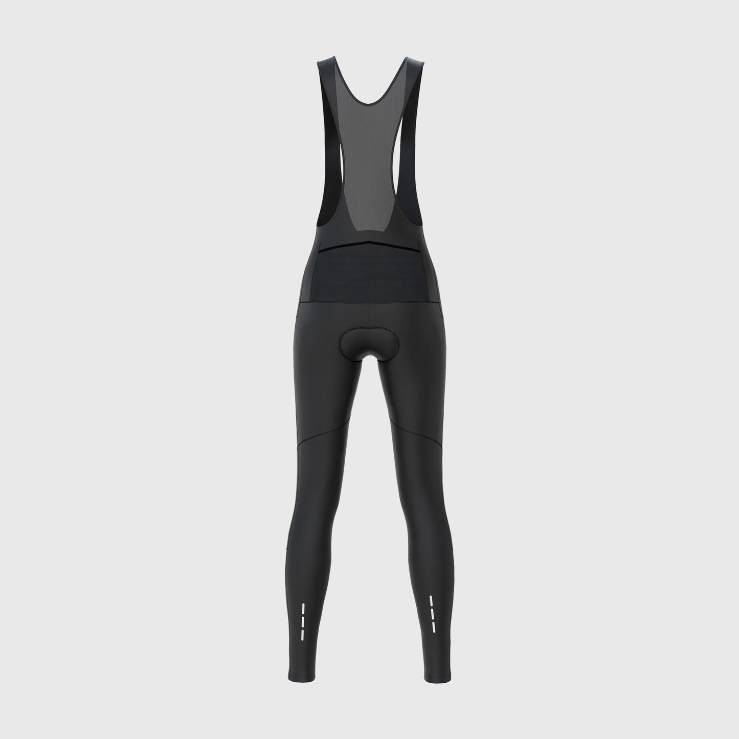 Fdx Arch Women's Black Thermal Padded Cycling Cargo Bib Tights