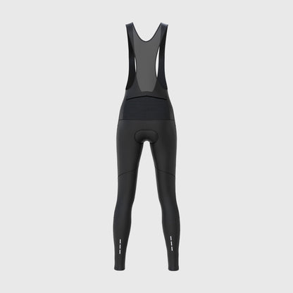 Fdx Arch Women's Black Thermal Padded Cycling Cargo Bib Tights