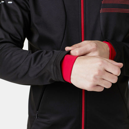 Fdx Arch Men's Red Windproof & Water Resistant Cycling Jacket