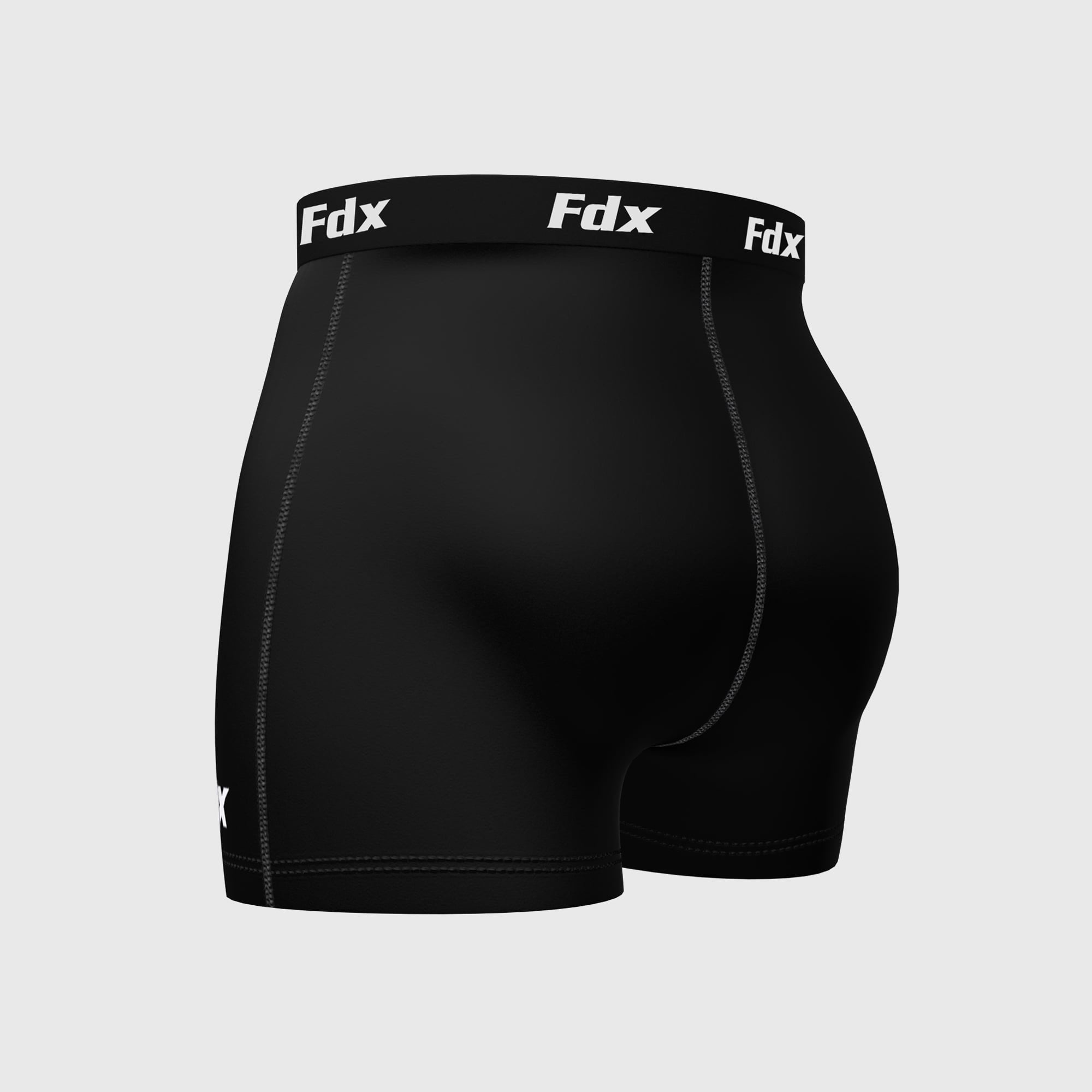 Fdx IT Black Men's Compression Boxer Shorts