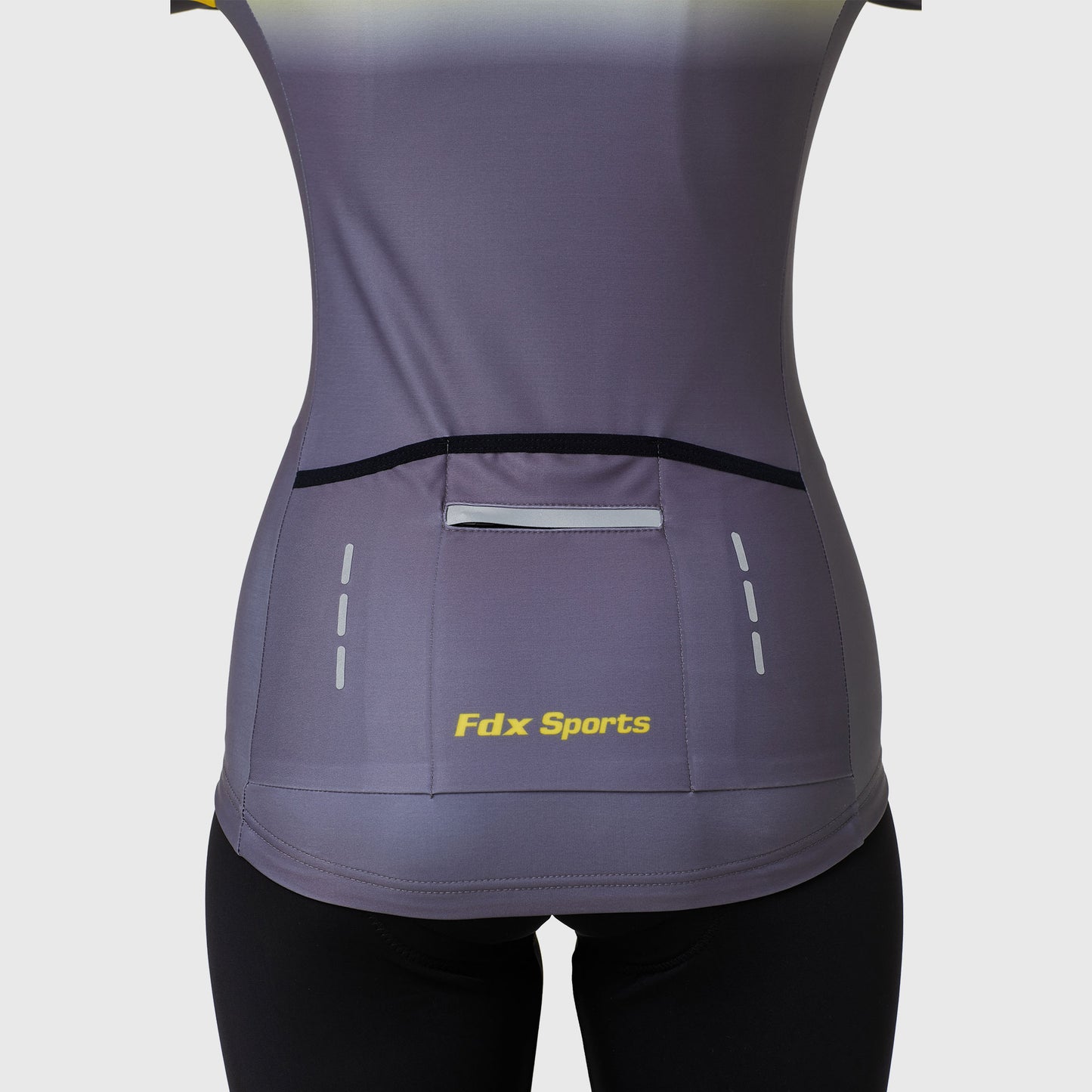 Fdx Duo Women's Yellow / Grey Long Sleeve Winter Cycling Jersey