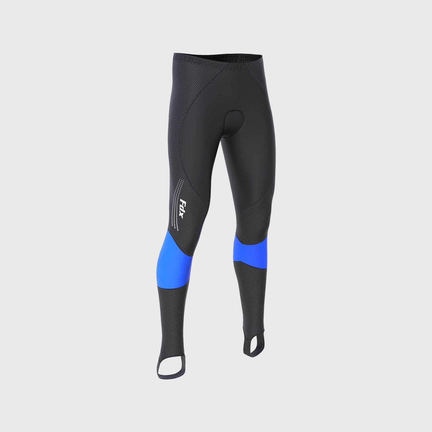 Fdx Thermodream Men's Blue Thermal Padded Cycling Tights