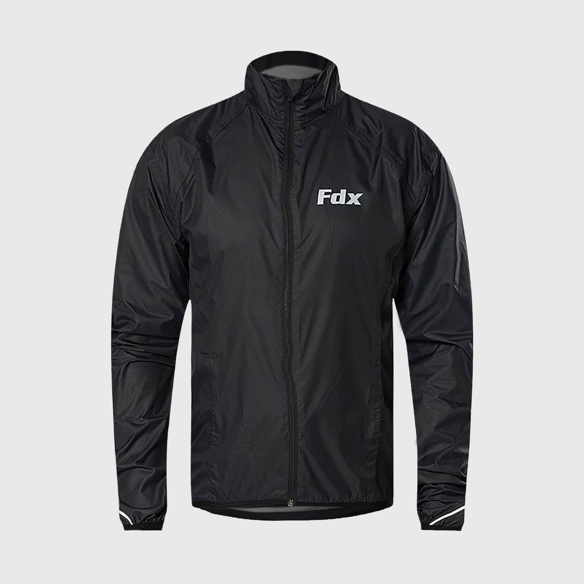 Fdx J20 Black Windproof & Waterproof Men's Cycling Jacket