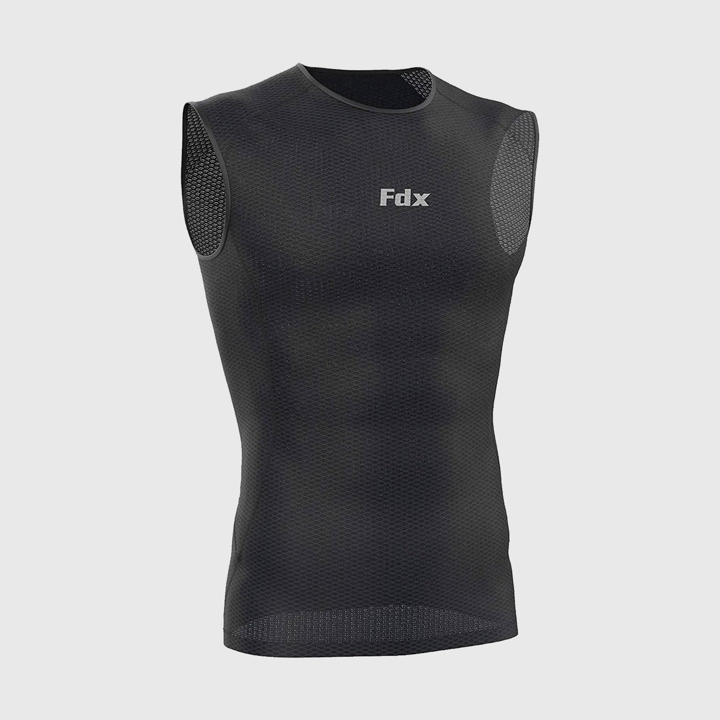 Fdx Aeroform Black Men's Sleeveless Mesh Summer Cycling Top