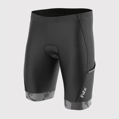 Fdx All Day Grey Men's  Padded Summer Cycling Shorts