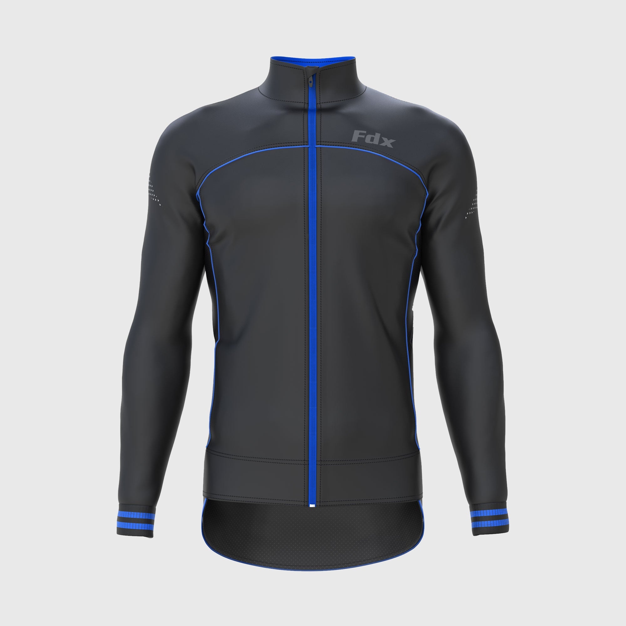 Fdx Apollux Blue Men's Windproof Cycling Jacket