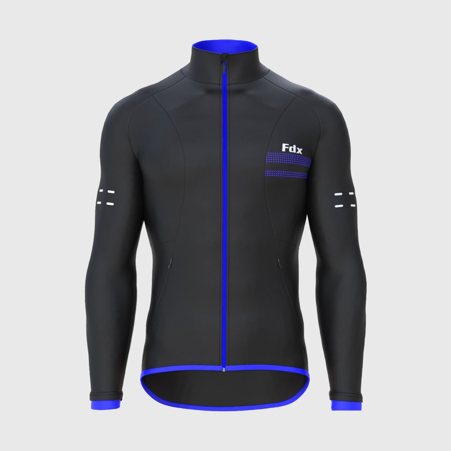 Fdx Arch Men's Blue Windproof & Water Resistant Cycling Jacket