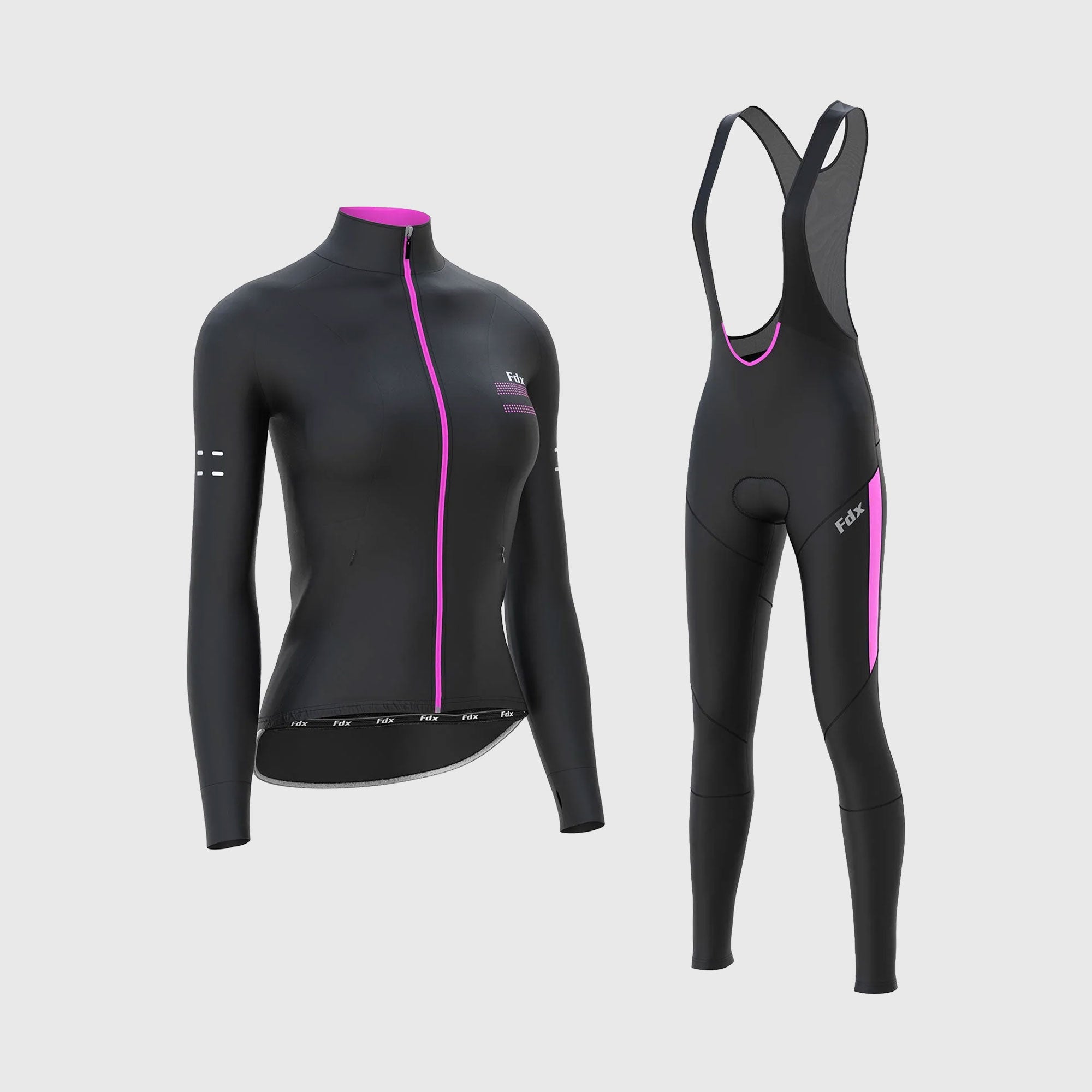 Buy Fdx Women's Set Long Sleeve Compression Cycling Tops