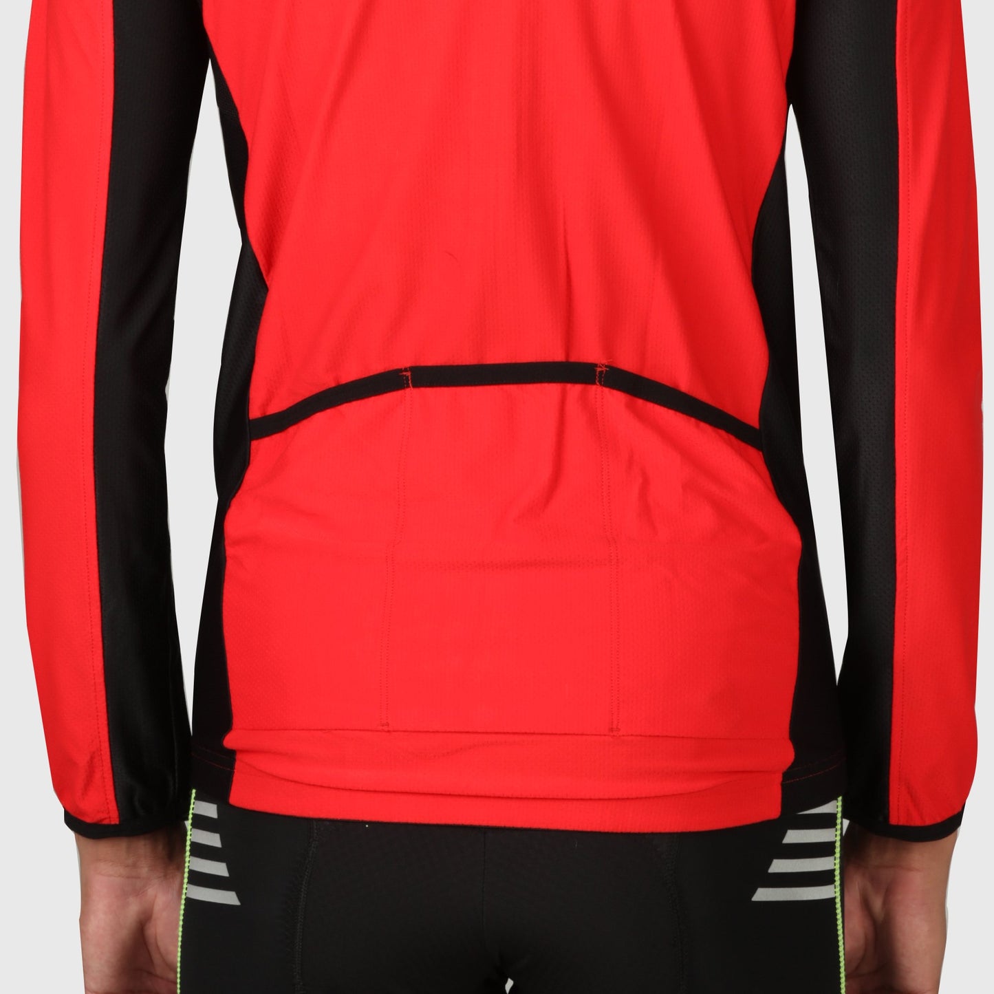 Fdx Transition Red Men's Long Sleeve Winter Cycling Jersey