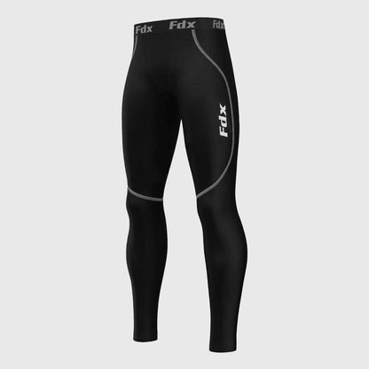 Fdx Cosmic Grey Men's Super Thermal Winter Base Layer Leggings