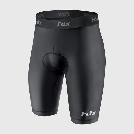 Fdx Black Men's Padded Cycling Undershorts / MTB Liner