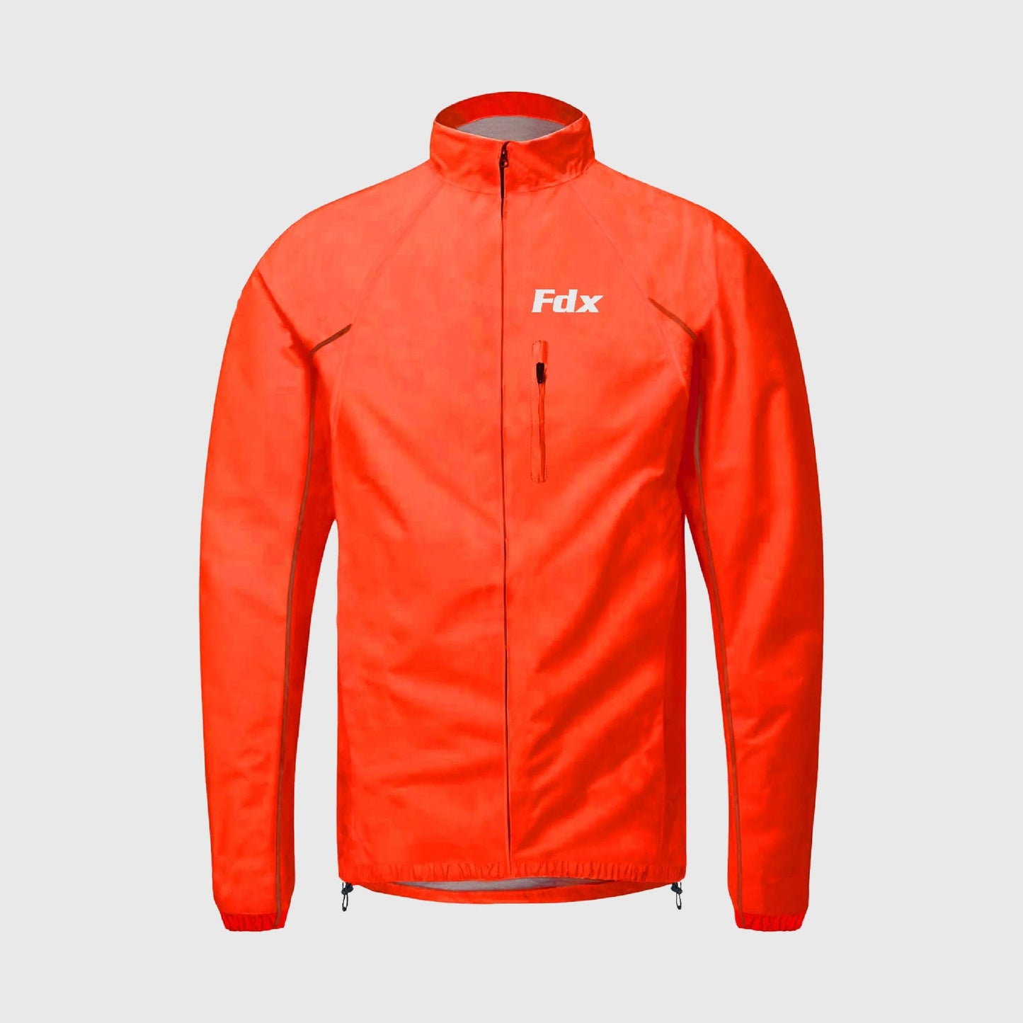 Fdx Defray Red Men's Waterproof Cycling Jacket