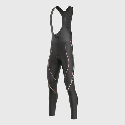 Fdx Divine Men's Red Thermal Padded Cycling Bib Tights