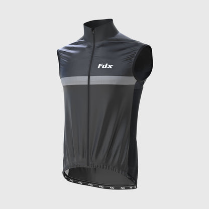 Fdx 360 Hi-Vis Reflective Black Women's Gilet for Cycling & Running